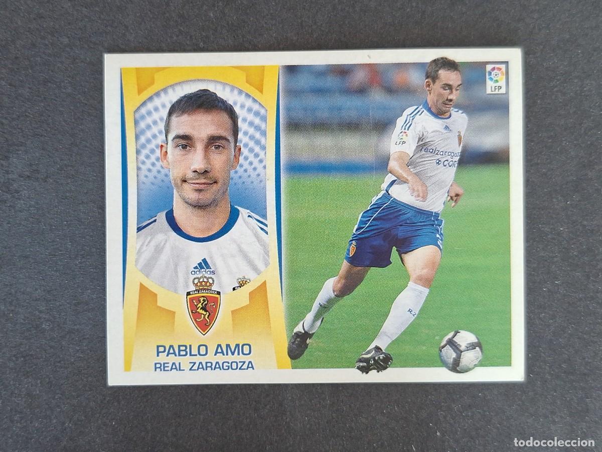 Cromos de f&uacute;tbol: L4 PABLO AMO REAL ZARAGOZA COLOCA LIGA ESTE 2009 2010 09 10 NUNCA PEGADO SIN PEGAR