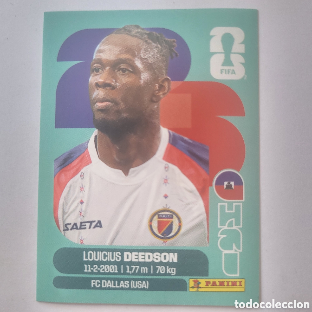 Cromos de f&uacute;tbol: HAI 19 Louicius Deedson / FIFA World Cup 2026