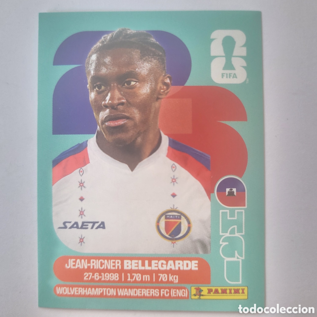 Cromos de f&uacute;tbol: HAI 12 Jean-Ricner Bellegarde / FIFA World Cup 2026