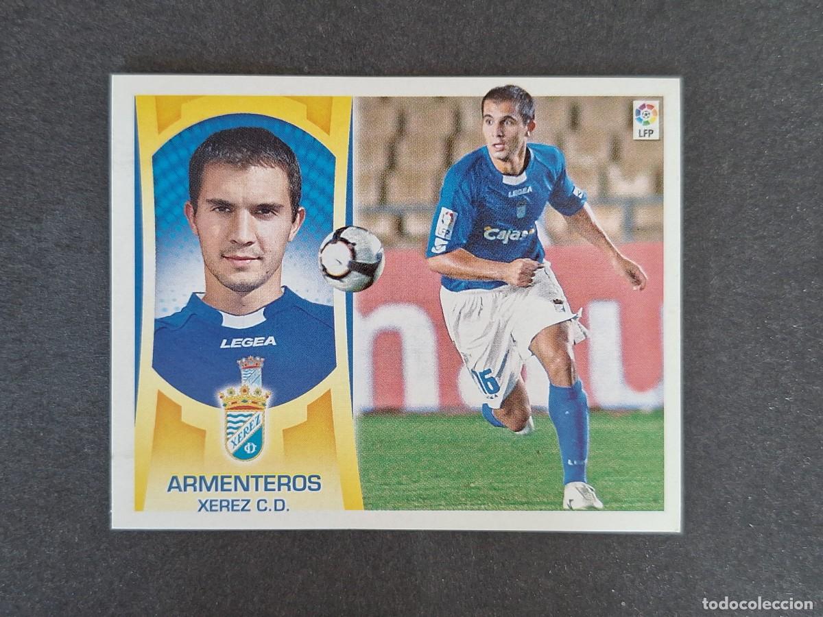 Cromos de f&uacute;tbol: L4 ARMENTEROS JEREZ XEREZ C. D. FICHAJE 24 LIGA ESTE 2009 2010 09 10 NUNCA PEGADO SIN PEGAR