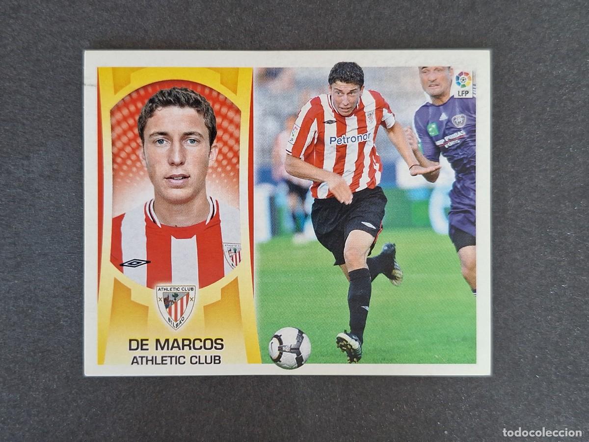 Cromos de f&uacute;tbol: L4 DE MARCOS ATHLETIC CLUB DE BILBAO FICHAJE 25 LIGA ESTE 2009 2010 09 10 NUNCA PEGADO SIN PEGAR