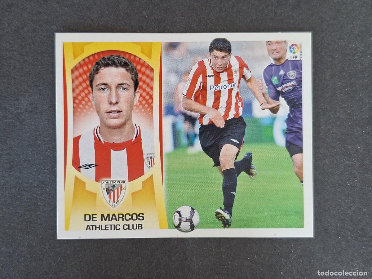 Cromos de f&uacute;tbol: L4 DE MARCOS ATHLETIC CLUB DE BILBAO FICHAJE 25 LIGA ESTE 2009 2010 09 10 NUNCA PEGADO SIN PEGAR