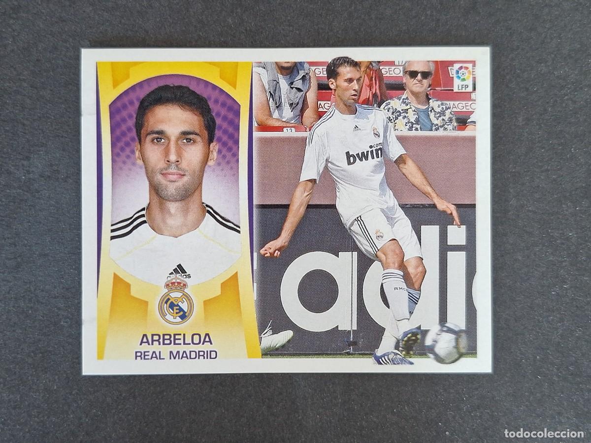 Cromos de f&uacute;tbol: L4 ARBELOA REAL MADRID FICHAJE 26 LIGA ESTE 2009 2010 09 10 NUNCA PEGADO SIN PEGAR