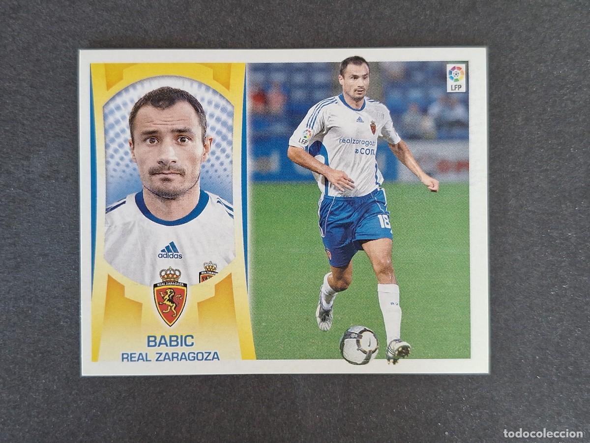 Cromos de f&uacute;tbol: L4 BABIC REAL ZARAGOZA FICHAJE 27 LIGA ESTE 2009 2010 09 10 NUNCA PEGADO SIN PEGAR
