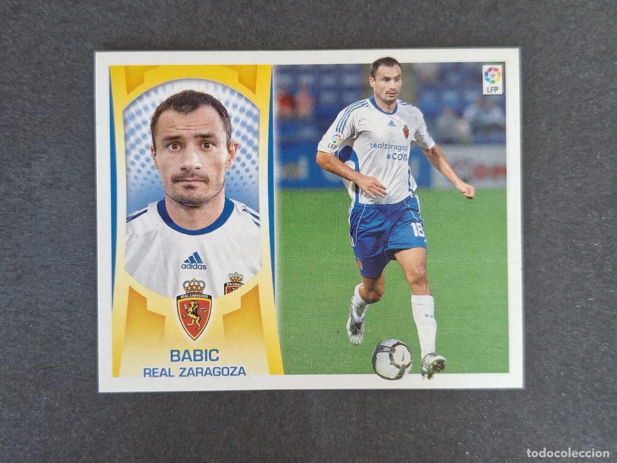 Cromos de f&uacute;tbol: L4 BABIC REAL ZARAGOZA FICHAJE 27 LIGA ESTE 2009 2010 09 10 NUNCA PEGADO SIN PEGAR