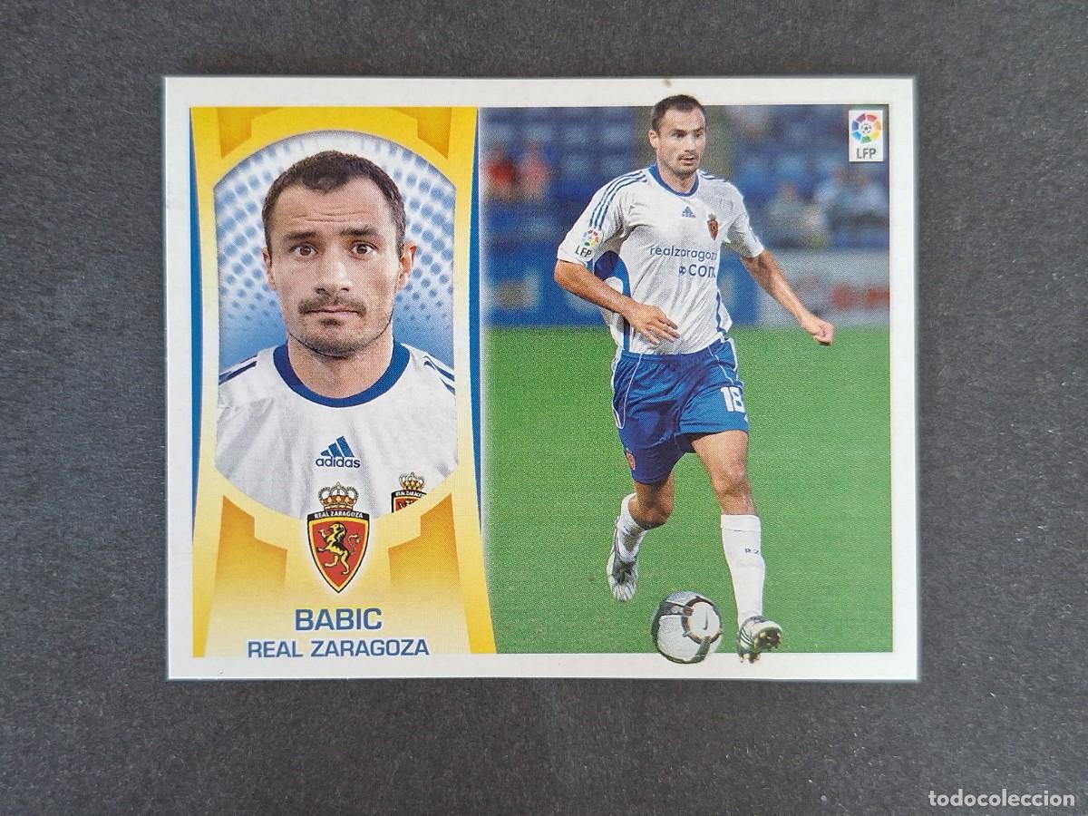 Cromos de f&uacute;tbol: L4 BABIC REAL ZARAGOZA FICHAJE 27 LIGA ESTE 2009 2010 09 10 NUNCA PEGADO SIN PEGAR