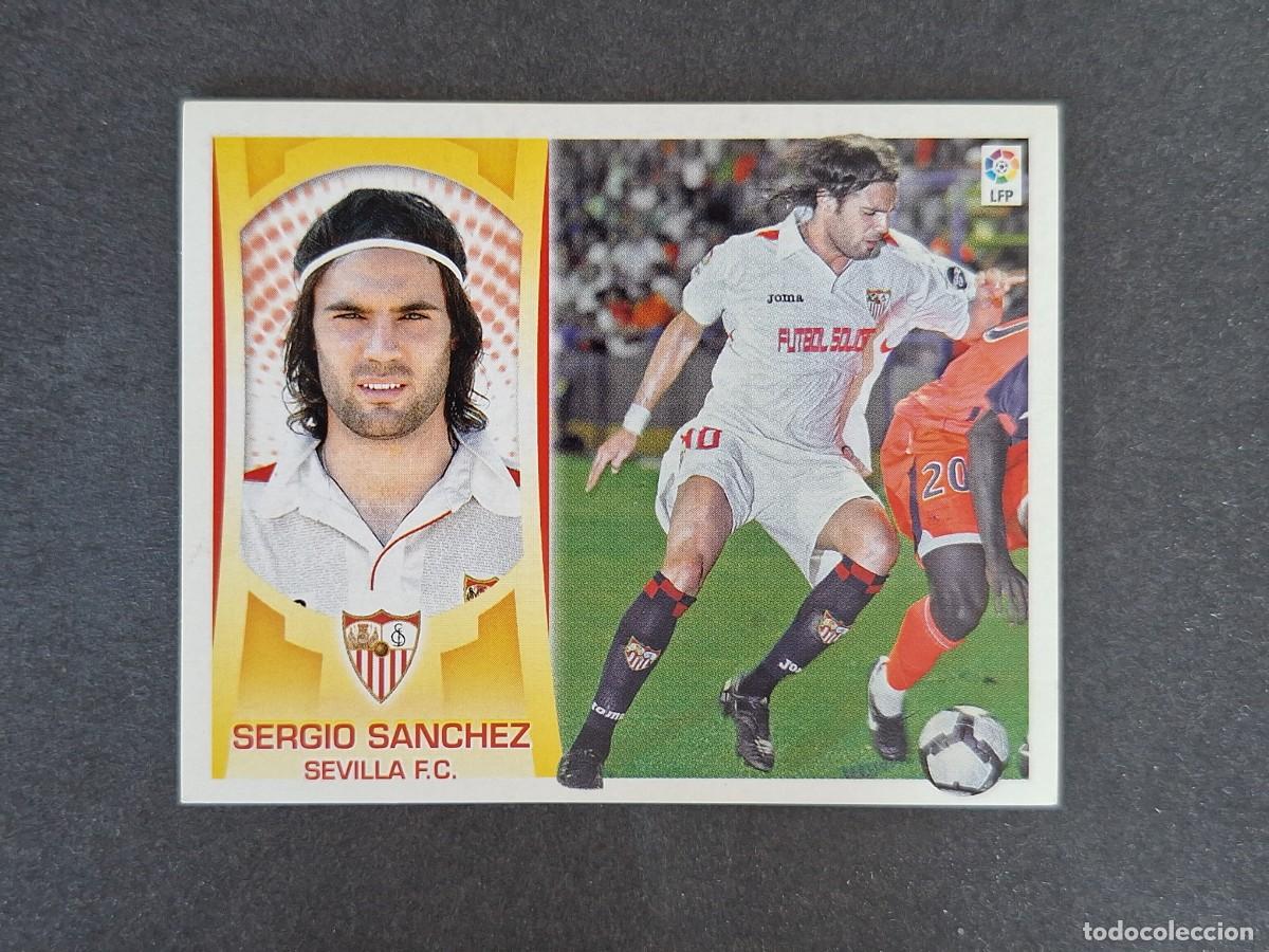 Cromos de f&uacute;tbol: L4 SERGIO SANCHEZ SEVILLA F. C. FICHAJE 29 LIGA ESTE 2009 2010 09 10 NUNCA PEGADO SIN PEGAR