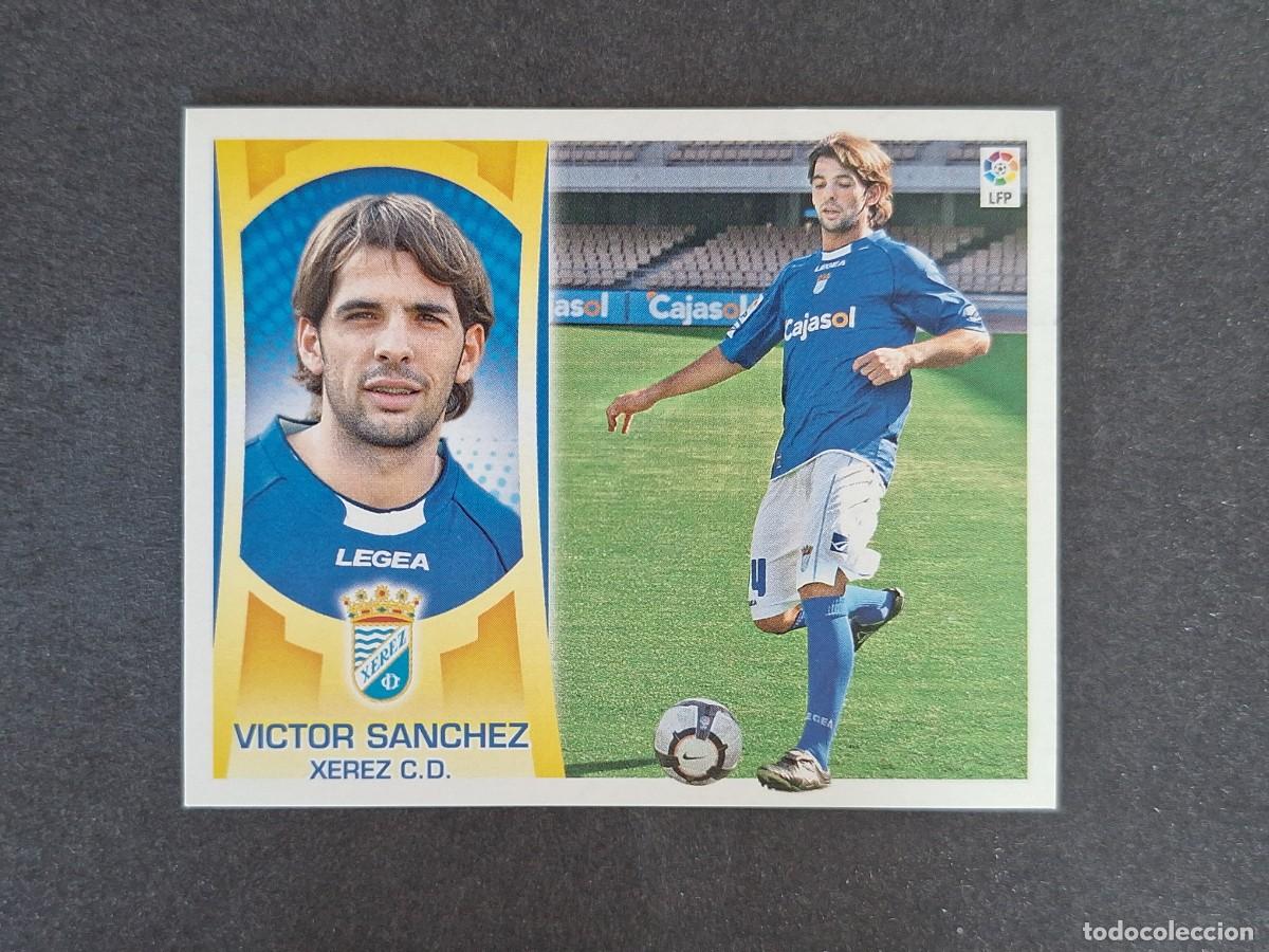 Cromos de f&uacute;tbol: L4 VICTOR SANCHEZ JEREZ XEREZ C. D. FICHAJE 31 LIGA ESTE 2009 2010 09 10 NUNCA PEGADO SIN PEGAR