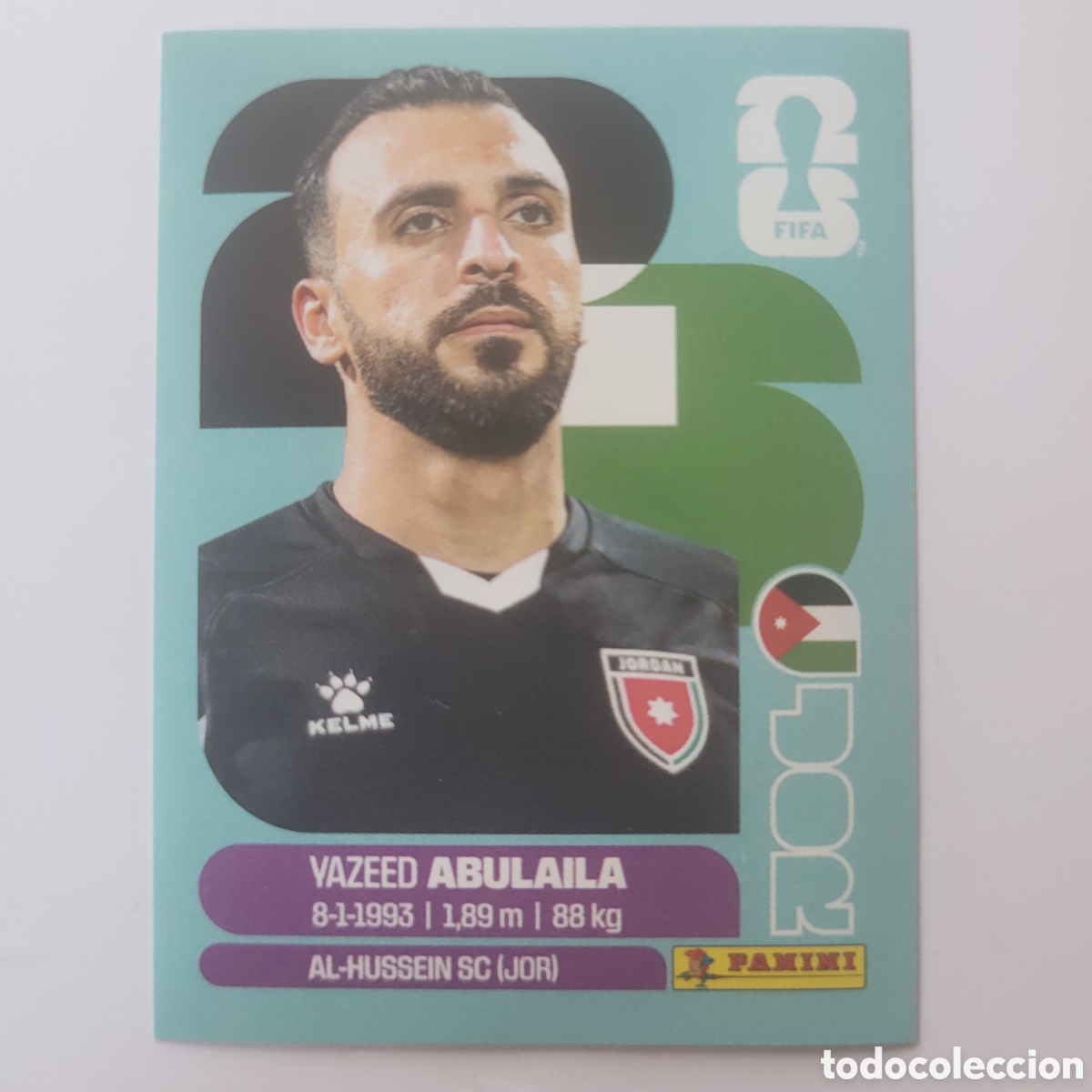 Cromos de f&uacute;tbol: JOR 2 Yazeed Abulaila / FIFA World Cup 2026