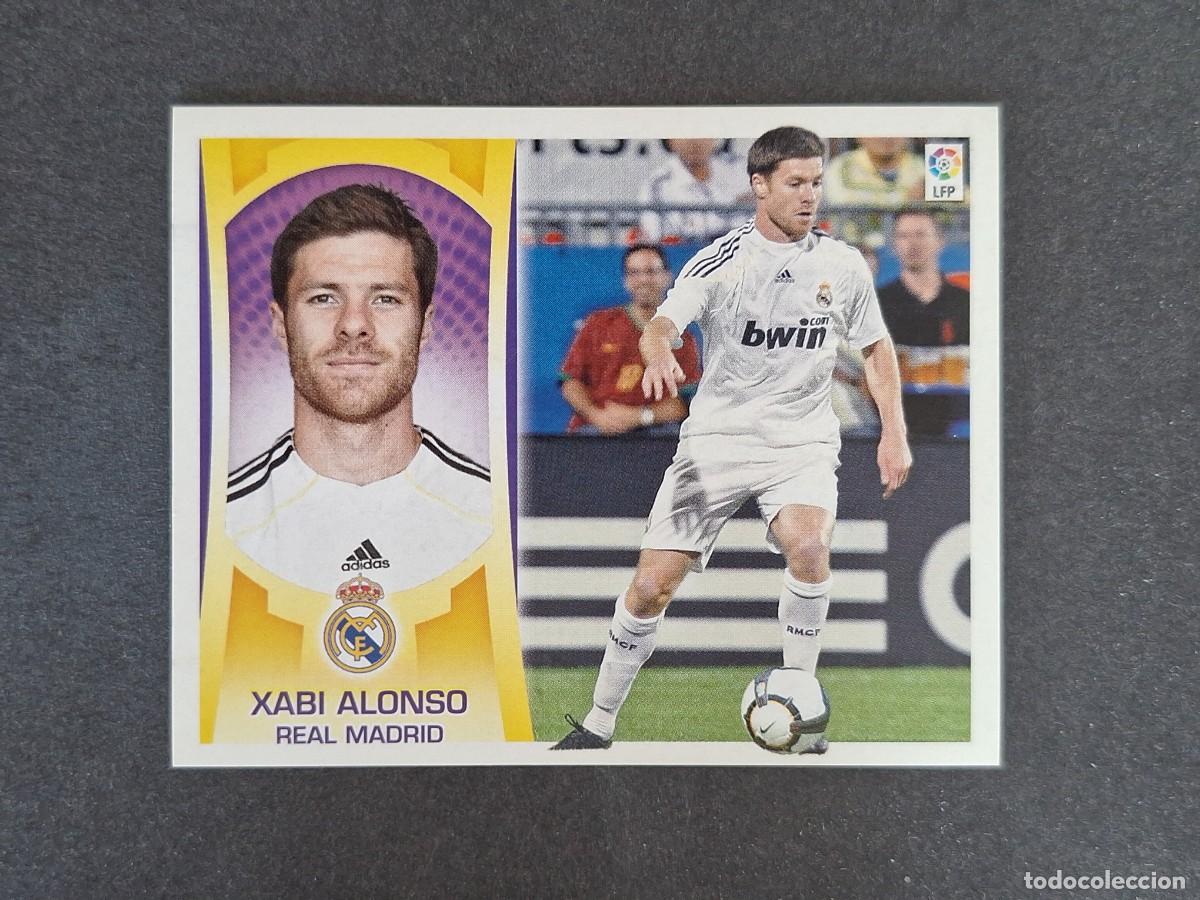 Cromos de f&uacute;tbol: L4 XABI ALONSO REAL MADRID FICHAJE 33 LIGA ESTE 2009 2010 09 10 NUNCA PEGADO SIN PEGAR