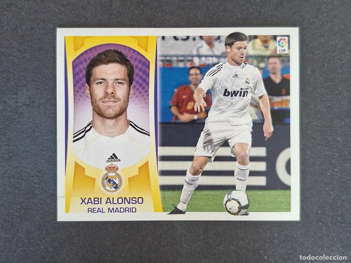 Cromos de f&uacute;tbol: L4 XABI ALONSO REAL MADRID FICHAJE 33 LIGA ESTE 2009 2010 09 10 NUNCA PEGADO SIN PEGAR