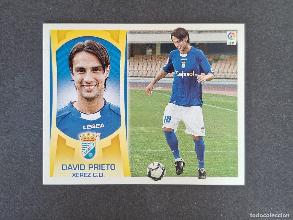 Cromos de f&uacute;tbol: L4 DAVID PRIETO JEREZ XEREZ C. D. FICHAJE 35 LIGA ESTE 2009 2010 09 10 NUNCA PEGADO SIN PEGAR