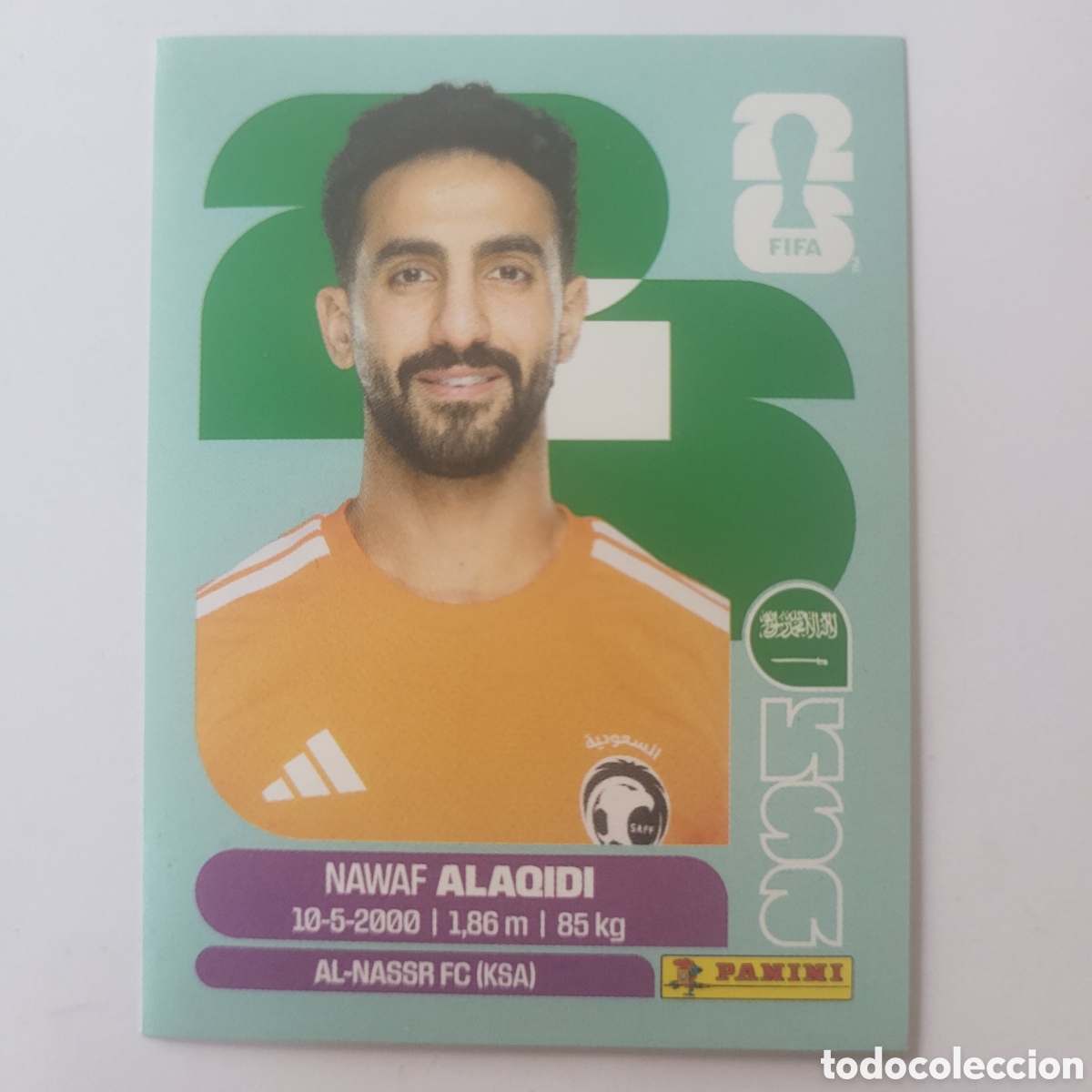 Cromos de f&uacute;tbol: KSA 2 Nawaf Alaqidi / FIFA World Cup 2026