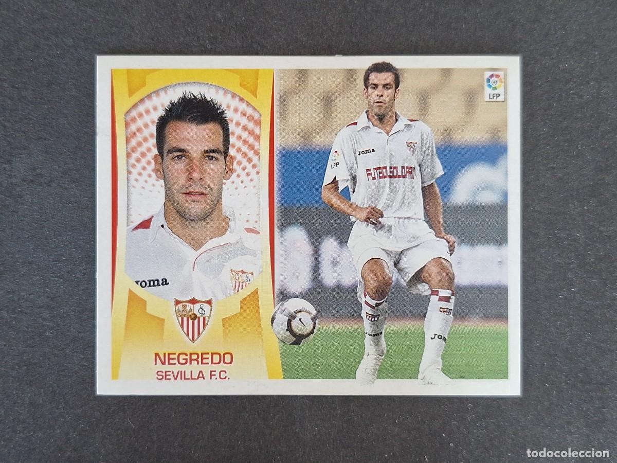 Football Stickers: L4 NEGREDO SEVILLA F. C. FICHAJE 42 LIGA ESTE 2009 2010 09 10 NUNCA PEGADO SIN PEGAR