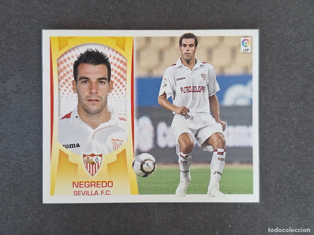 Football Stickers: L4 NEGREDO SEVILLA F. C. FICHAJE 42 LIGA ESTE 2009 2010 09 10 NUNCA PEGADO SIN PEGAR