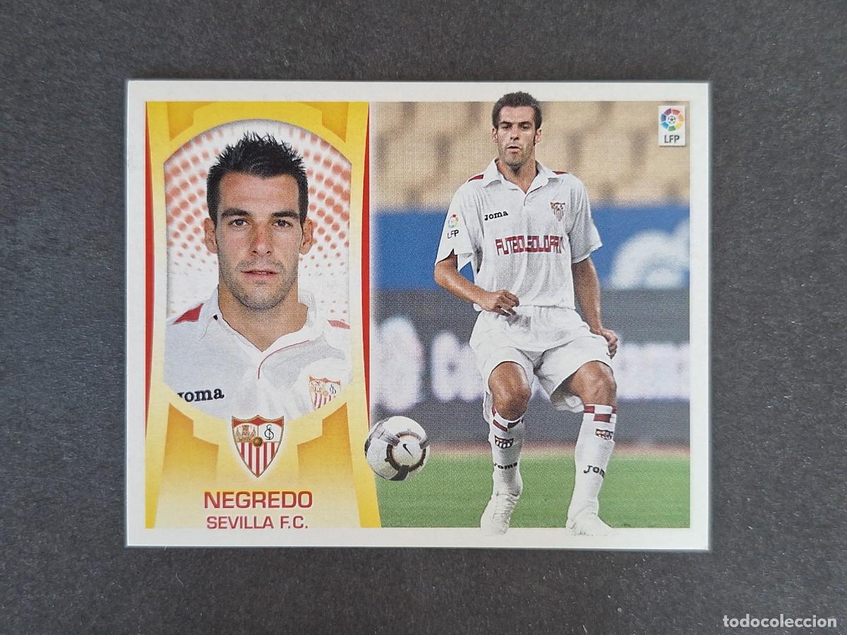Football Stickers: L4 NEGREDO SEVILLA F. C. FICHAJE 42 LIGA ESTE 2009 2010 09 10 NUNCA PEGADO SIN PEGAR