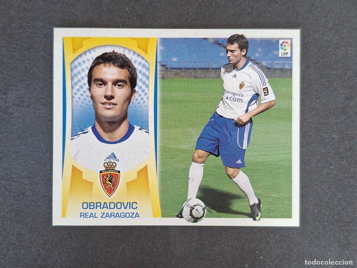 Football Stickers: L4 OBRADOVIC REAL ZARAGOZA FICHAJE 47 LIGA ESTE 2009 2010 09 10 NUNCA PEGADO SIN PEGAR