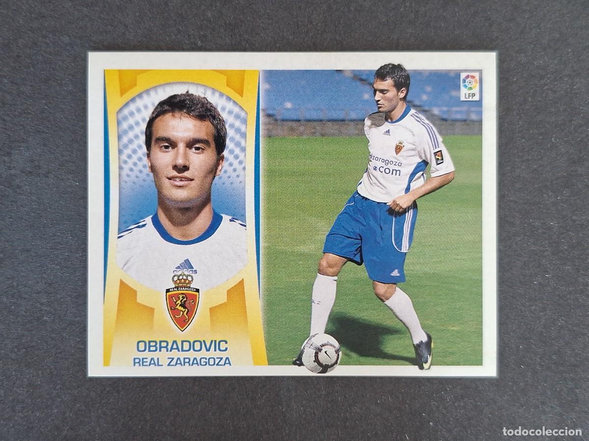 Football Stickers: L4 OBRADOVIC REAL ZARAGOZA FICHAJE 47 LIGA ESTE 2009 2010 09 10 NUNCA PEGADO SIN PEGAR