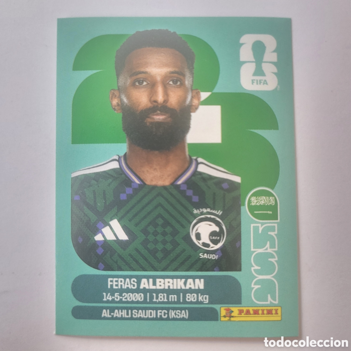 Football Stickers: KSA 18 Feras Albrikan [Sticker] / FIFA World Cup 2026