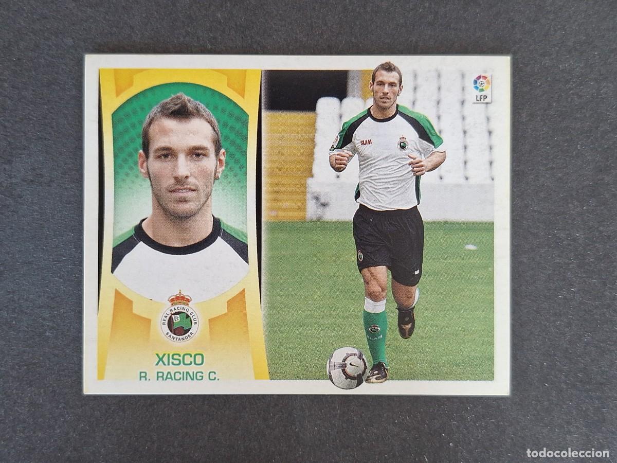 Cromos de f&uacute;tbol: L4 XISCO RACING DE SANTANDER FICHAJE 53 LIGA ESTE 2009 2010 09 10 NUNCA PEGADO SIN PEGAR