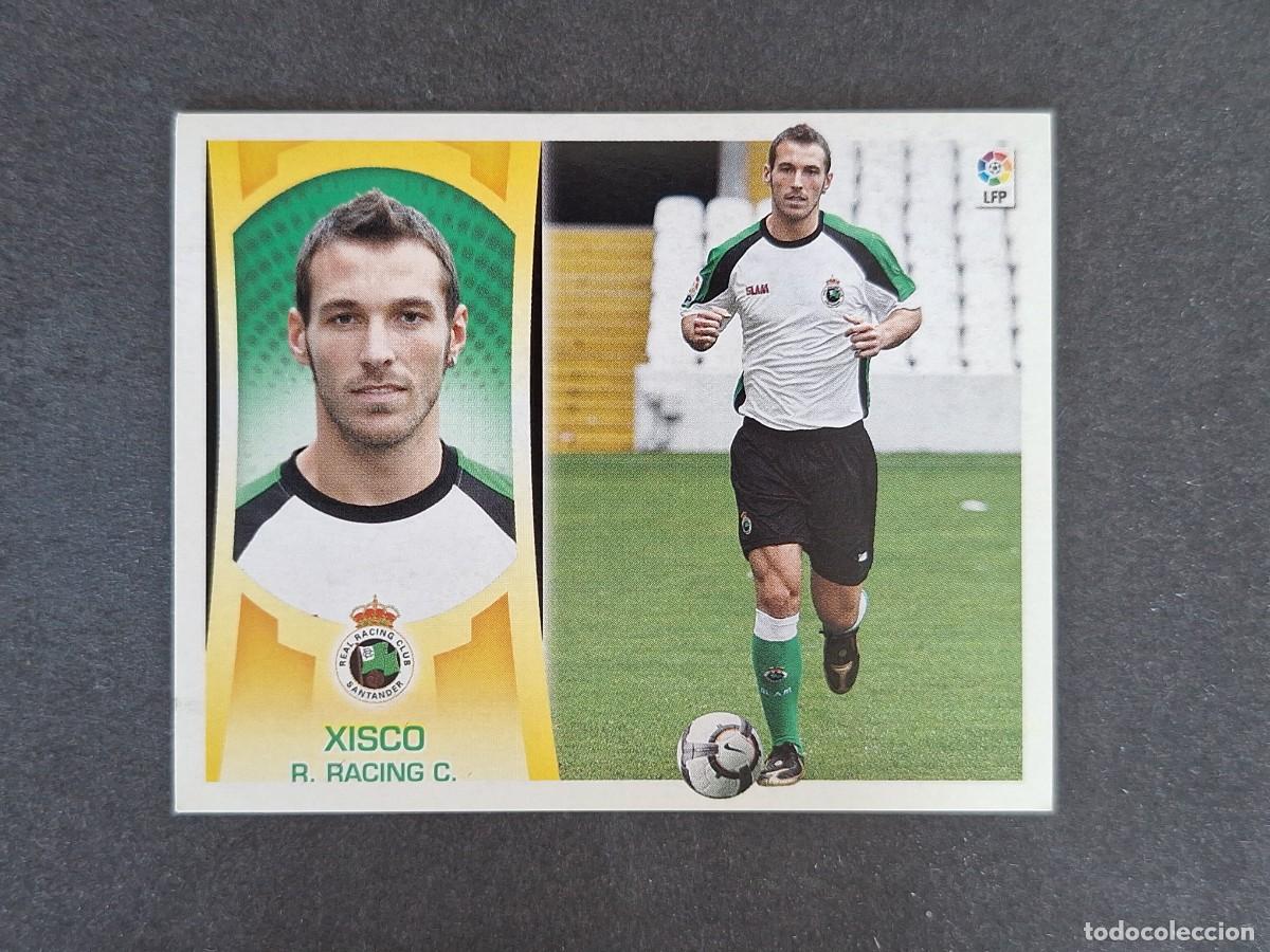 Cromos de f&uacute;tbol: L4 XISCO RACING DE SANTANDER FICHAJE 53 LIGA ESTE 2009 2010 09 10 NUNCA PEGADO SIN PEGAR