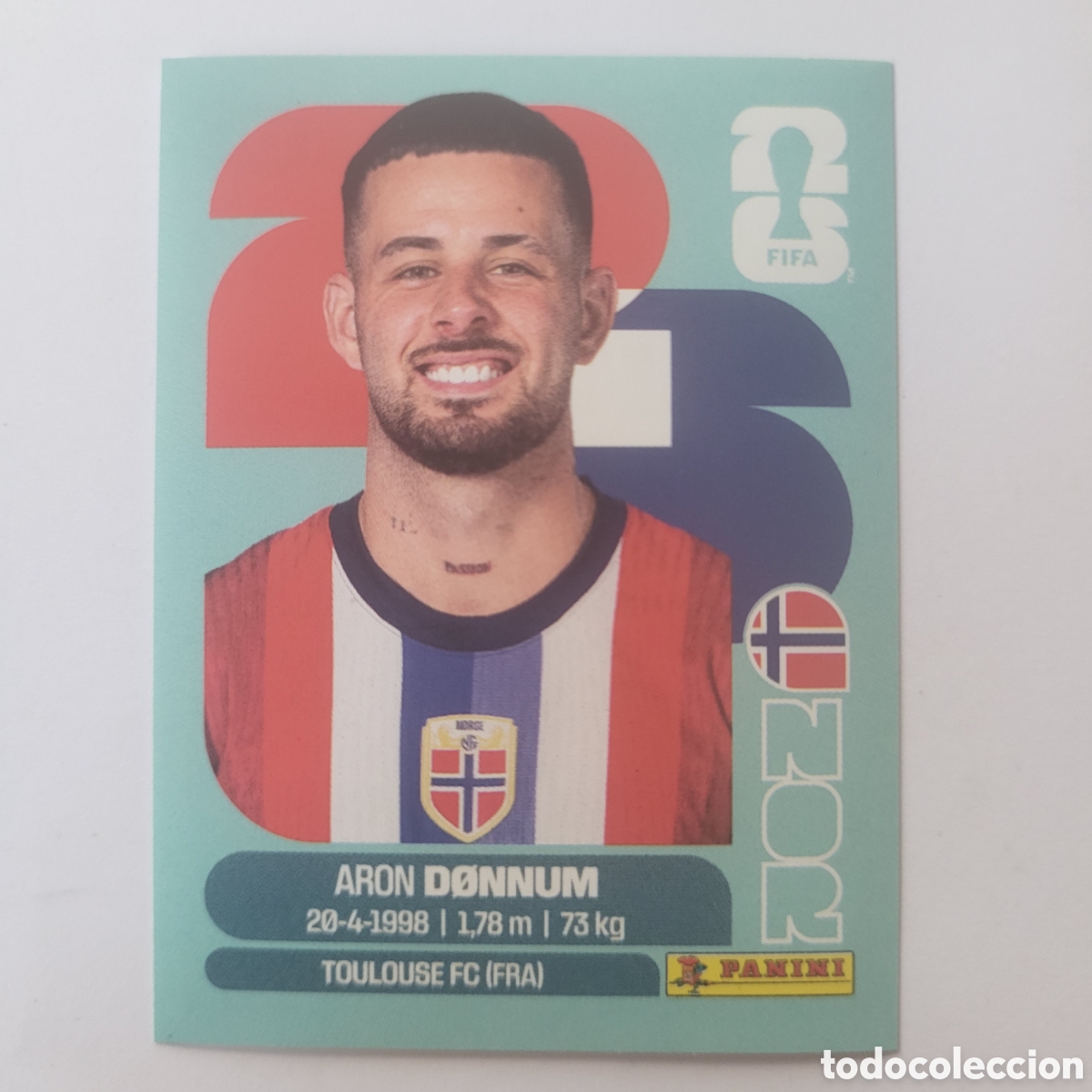 Cromos de f&uacute;tbol: NOR 17 Aron Donnum / FIFA World Cup 2026