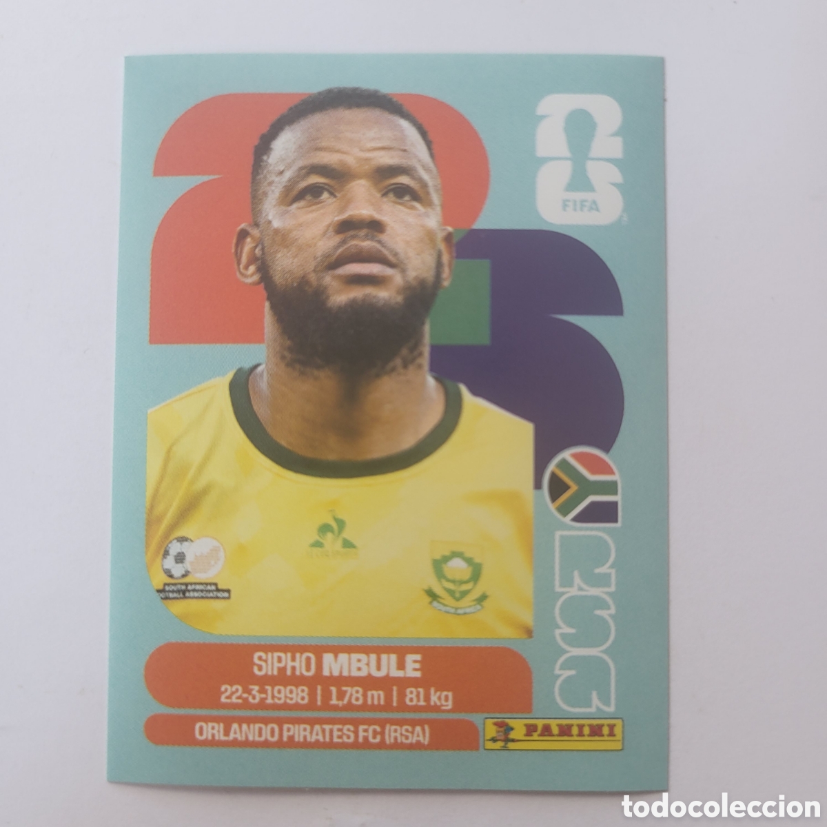 Cromos de Futebol: RSA 16 Sipho Mbule [Sticker] / FIFA World Cup 2026