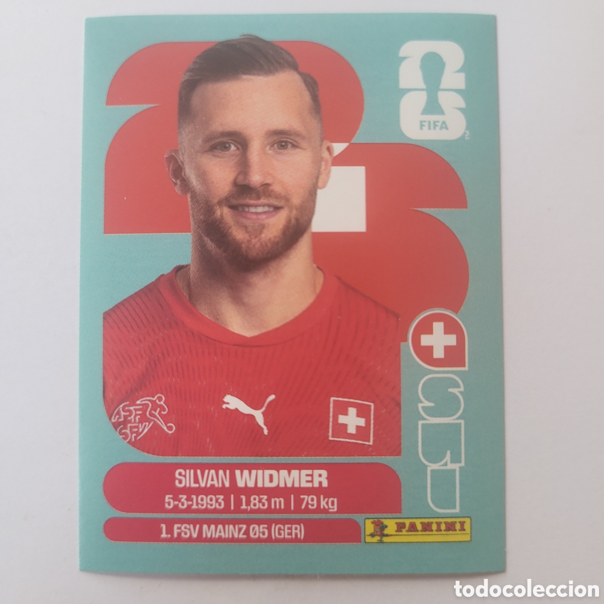 Cromos de f&uacute;tbol: SUI 8 Silvan Widmer / FIFA World Cup 2026