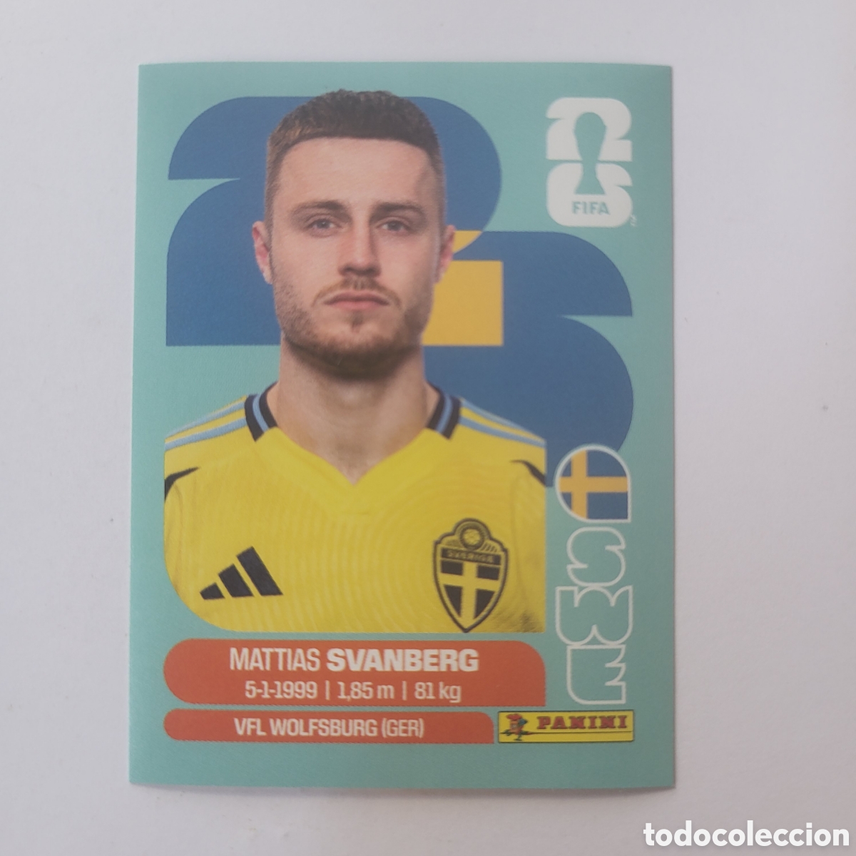 Cromos de f&uacute;tbol: SWE 12 Mat&iacute;as Svanberg / FIFA World Cup 2026