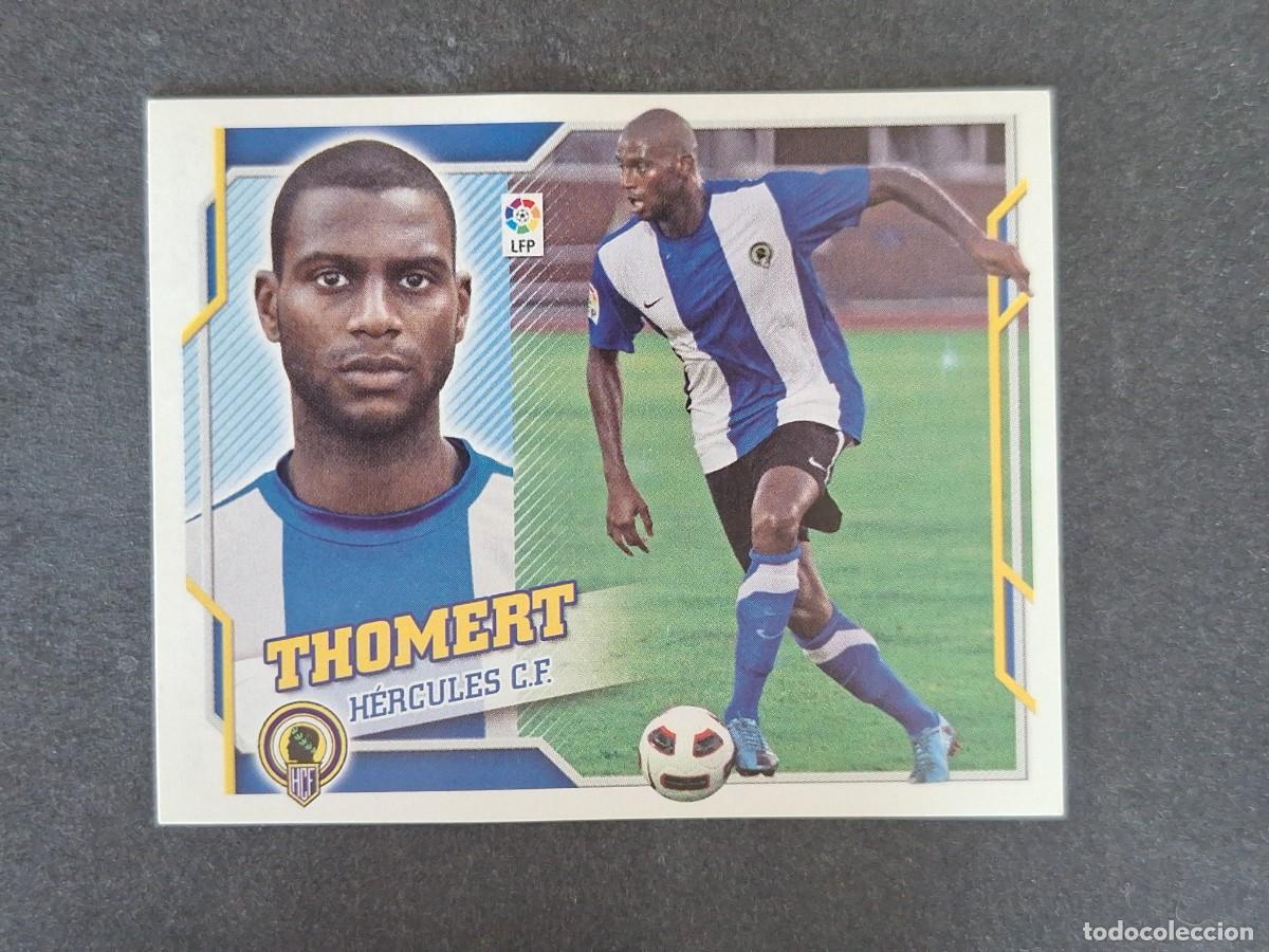 Cromos de f&uacute;tbol: L4 THOMERT HERCULES C. F. LIGA ESTE 2010 2011 10 11 NUNCA PEGADO SIN PEGAR