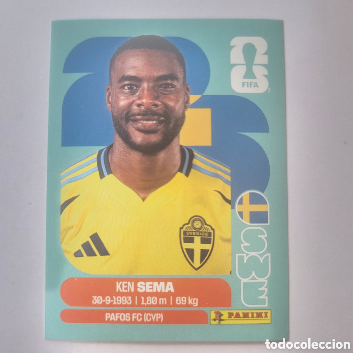 Cromos de f&uacute;tbol: SWE 15 Ken Sema / FIFA World Cup 2026