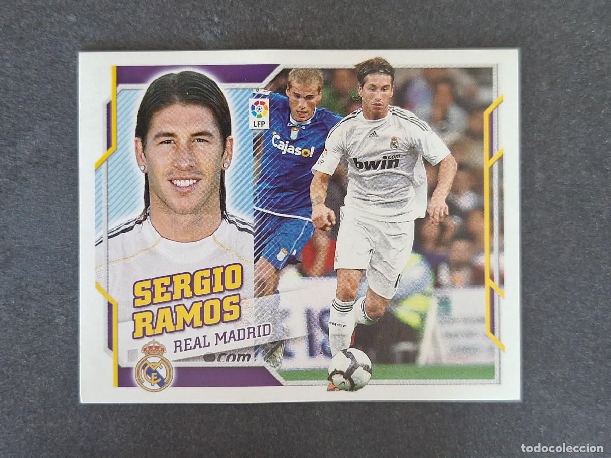 Cromos de f&uacute;tbol: L4 SERGIO RAMOS REAL MADRID LIGA ESTE 2010 2011 10 11 NUNCA PEGADO SIN PEGAR