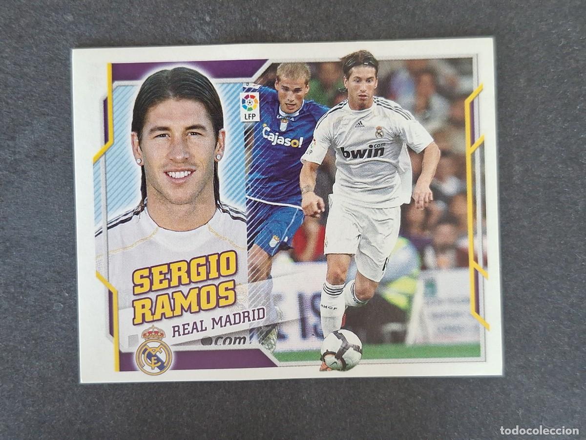 Cromos de f&uacute;tbol: L4 SERGIO RAMOS REAL MADRID LIGA ESTE 2010 2011 10 11 NUNCA PEGADO SIN PEGAR