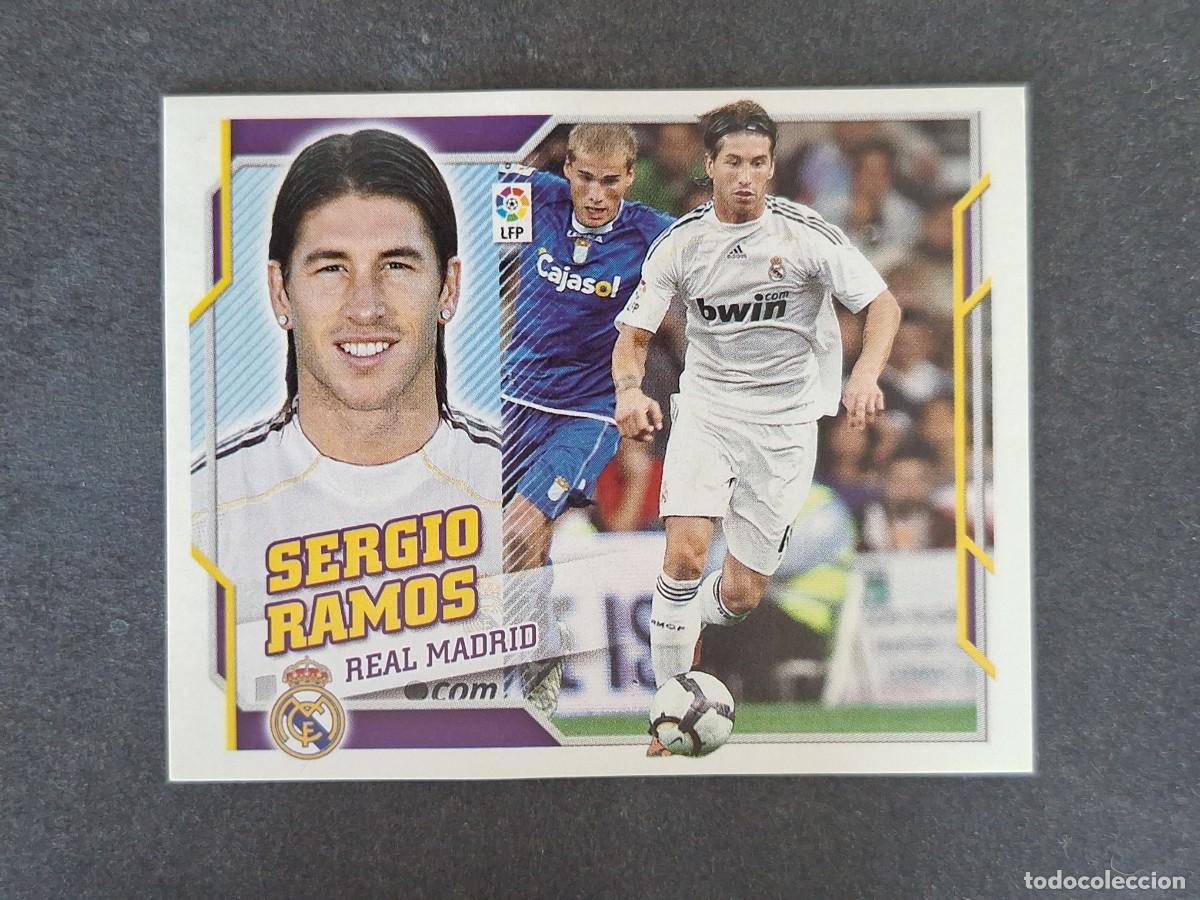 Cromos de f&uacute;tbol: L4 SERGIO RAMOS REAL MADRID LIGA ESTE 2010 2011 10 11 NUNCA PEGADO SIN PEGAR