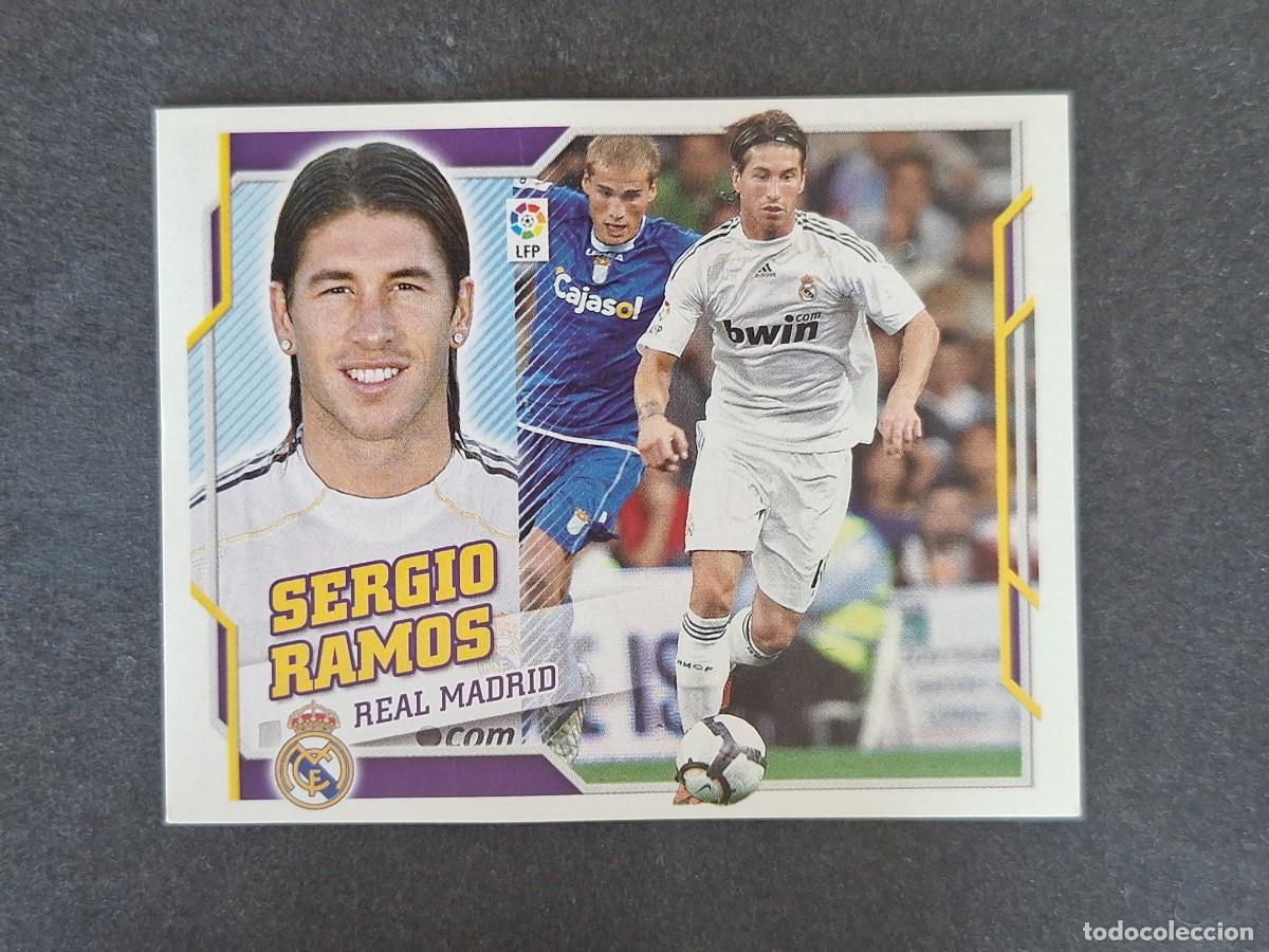 Cromos de f&uacute;tbol: L4 SERGIO RAMOS REAL MADRID LIGA ESTE 2010 2011 10 11 NUNCA PEGADO SIN PEGAR