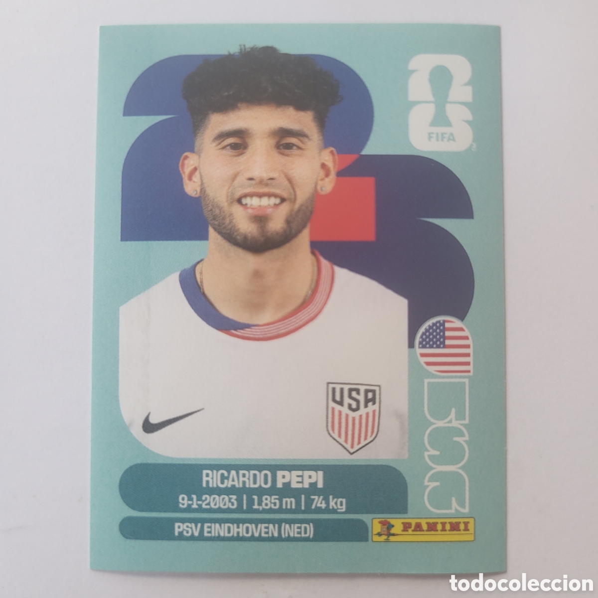 Fu&szlig;ball-Sticker: USA 18 Ricardo Pepi [Sticker] / FIFA World Cup 2026