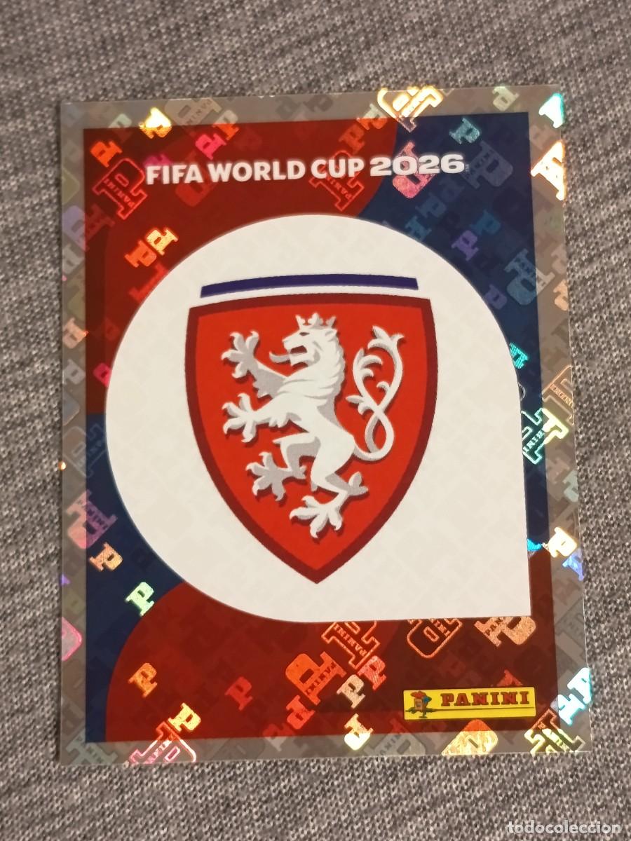 Fu&szlig;ball-Sticker: ESCUDO REPUBLICA CHECA CZE 1 STICKER MUNDIAL 2026 PANINI FIFA WORLD CUP NUEVO