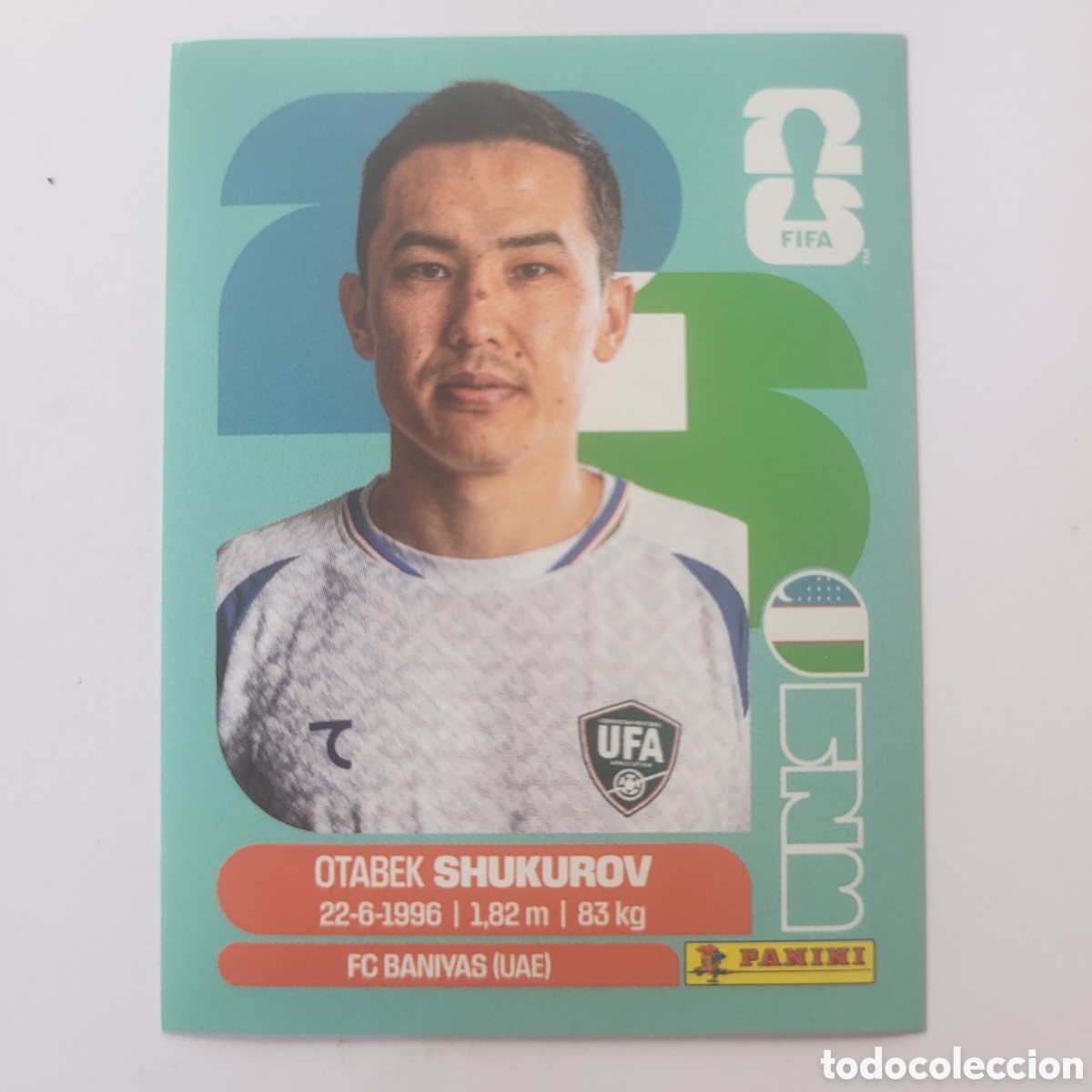 Fu&szlig;ball-Sticker: UZB 11 Otabek Shukurov [Sticker] / FIFA World Cup 2026