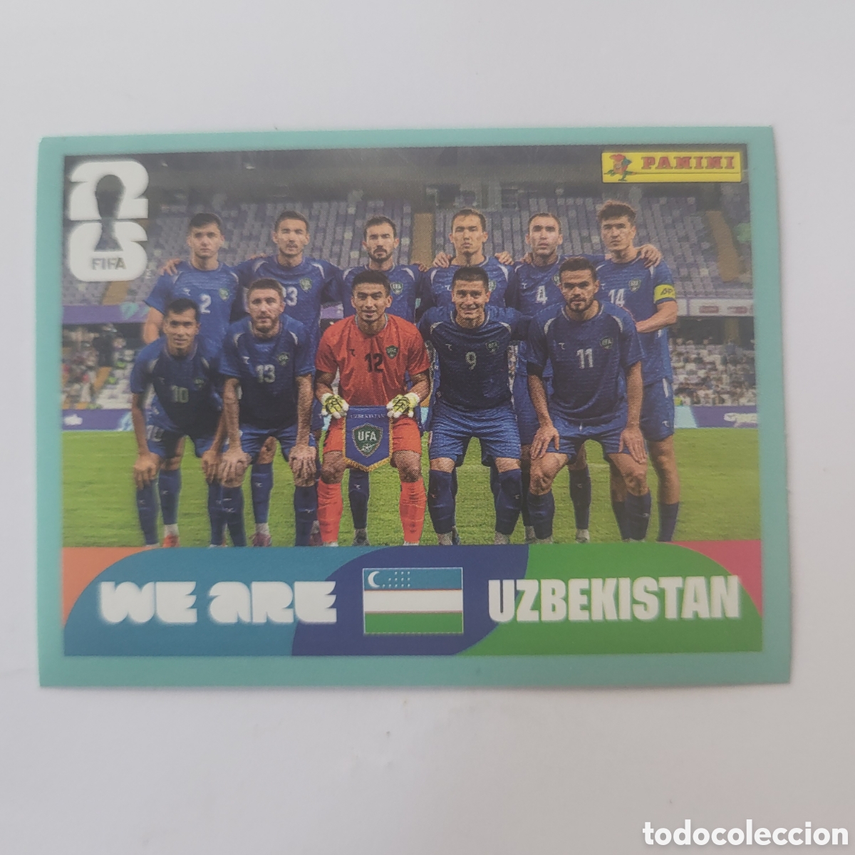 Cromos de f&uacute;tbol: UZB 13 We are Uzbekistan [Sticker, Team] / FIFA World Cup 2026