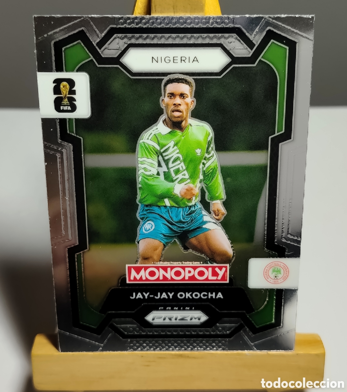 Cromos de f&uacute;tbol: JAY JAY OKOCHA 2026 NIGERIA MONOPOLY PRIZM PANINI.