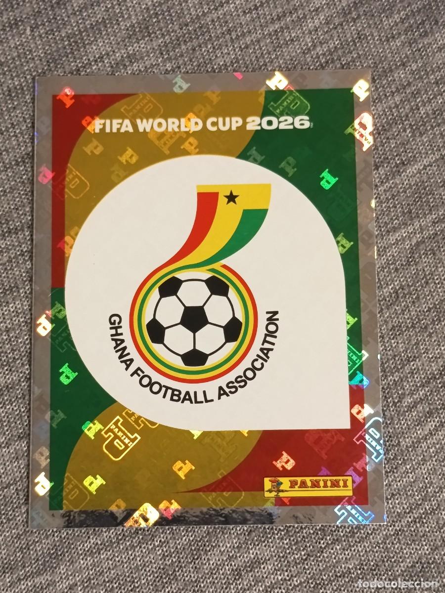 Cromos de f&uacute;tbol: ESCUDO GHANA GHA 1 STICKER MUNDIAL 2026 PANINI FIFA WORLD CUP NUEVO