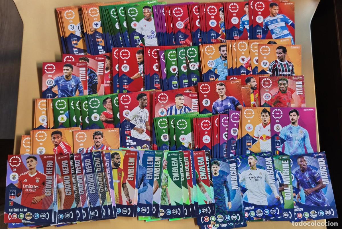 Cromos de f&uacute;tbol: club world cup 2025, contiene 161 cromos