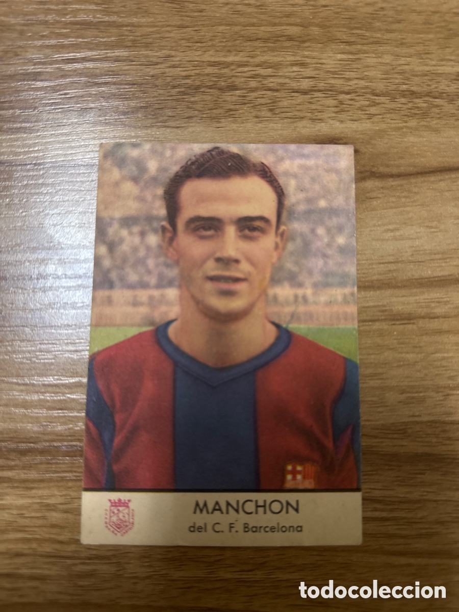 Cromos de f&uacute;tbol: 1953 MANCHON FC BARCELONA CASTELLBLANCH