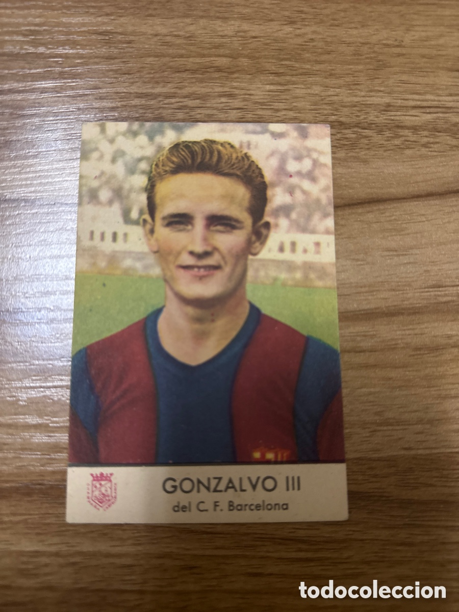 Cromos de f&uacute;tbol: 1953 GONZALVO III FC BARCELONA CASTELLBLANCH