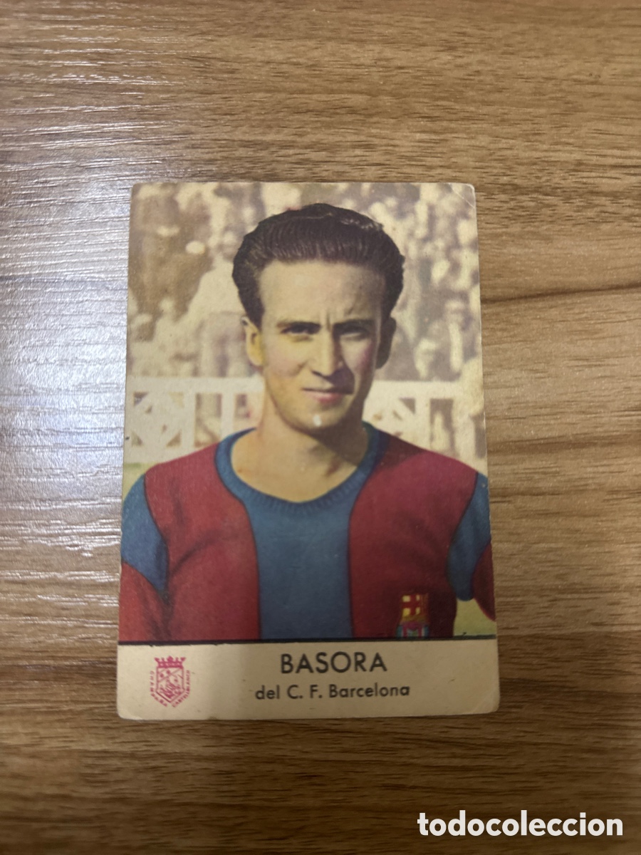 Cromos de f&uacute;tbol: 1953 BASORA FC BARCELONA CASTELLBLANCH