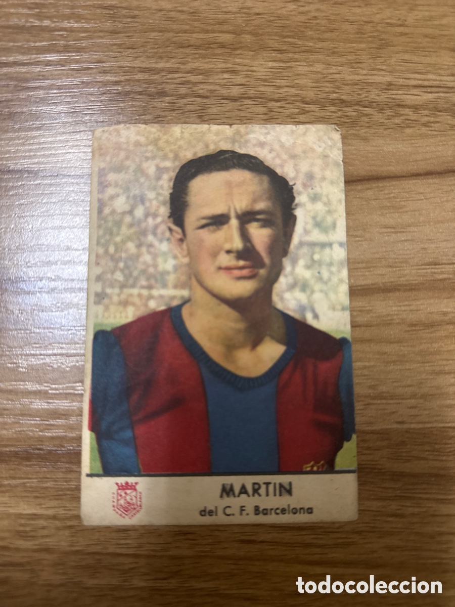 Cromos de f&uacute;tbol: 1953 MARTIN FC BARCELONA CASTELLBLANCH