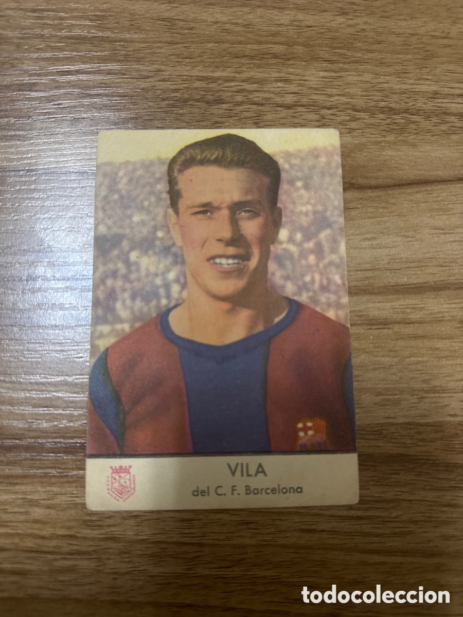 Cromos de f&uacute;tbol: 1953 VILA FC BARCELONA CASTELLBLANCH