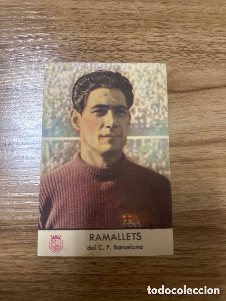 Cromos de f&uacute;tbol: 1953 RAMALLETS FC BARCELONA CASTELLBLANCH