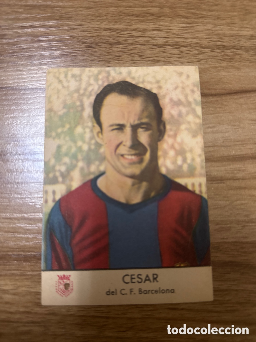 Cromos de f&uacute;tbol: 1953 CESAR FC BARCELONA CASTELLBLANCH