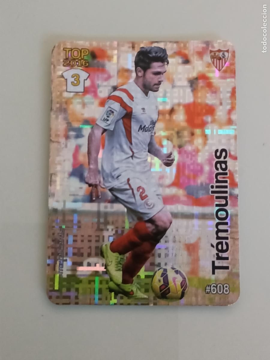 Cromos de f&uacute;tbol: 625 VITOLO. SEVILLA FC. TETRIS. LAS FICHAS QUIZ DE LA LIGA 2016